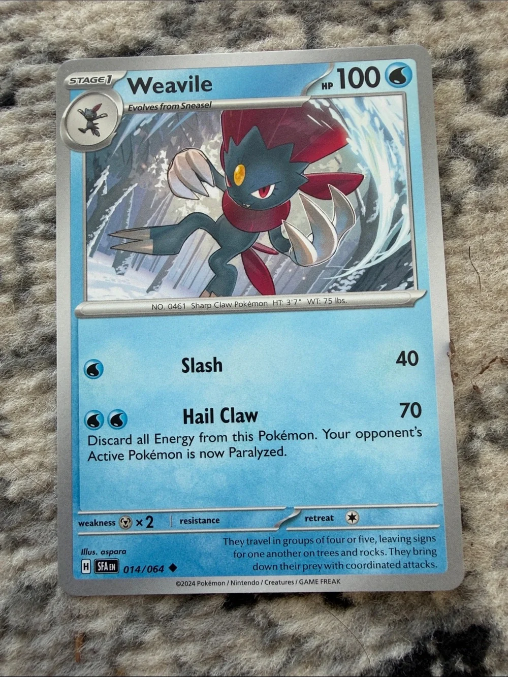 Sneasel & Weavile Evolution Lot | Shrouded Fable + Brilliant Stars | ✨5/$25✨